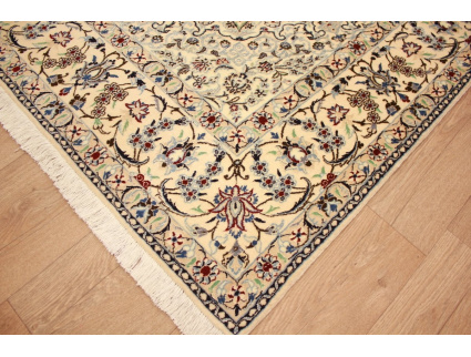 Persian carpet Nain 6la with silk 246x157 cm