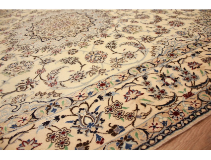 Persian carpet Nain 6la with silk 246x157 cm