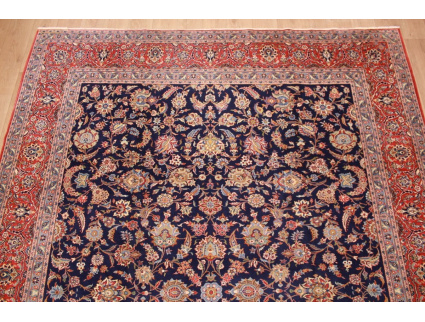 Old Persian carpet Kashan 392x295 cm Blue