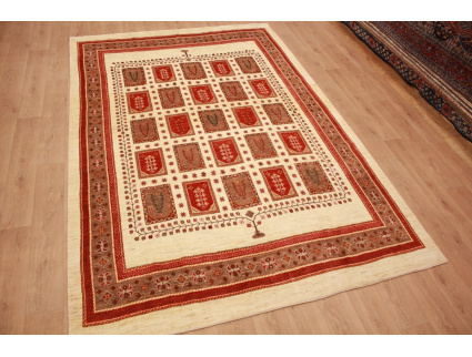 Nomadic persian wool carpet Gashghai Kashkouli 355x235 cm