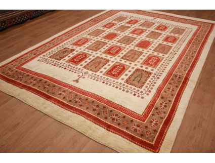 Nomadic persian wool carpet Gashghai Kashkouli 355x235 cm