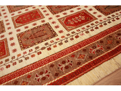 Nomadic persian wool carpet Gashghai Kashkouli 355x235 cm