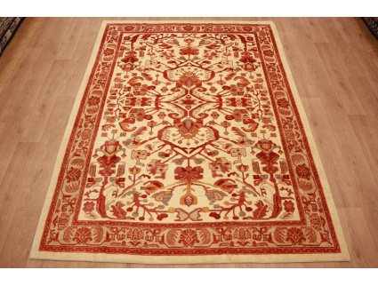 Persian carpet "Ghashghai" pure Wool 295x214 cm Beige