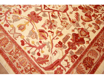 Persian carpet "Ghashghai" pure Wool 295x214 cm Beige