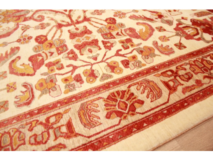 Persian carpet "Ghashghai" pure Wool 295x214 cm Beige