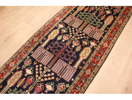 Persian carpet "Bakhtiar" virgin wool 293x88 cm