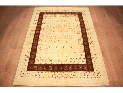 Persian carpet Loribaf pure wool 174x125 cm Light Beige