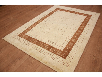 Persian carpet Loribaf pure wool 174x125 cm Light Beige