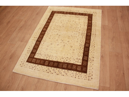 Persian carpet Loribaf pure wool 174x125 cm Light Beige