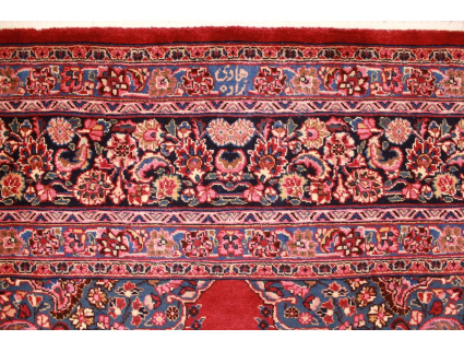 Persian carpet Mashhad virgin wool 336x257 cm Red