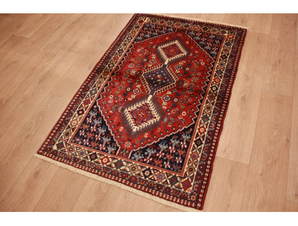 Persian carpet Yalameh nomadic 153x100 cm Red