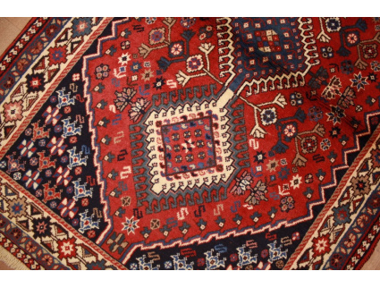 Perserteppich Yalameh Nomadenteppich 153x100 cm Rot