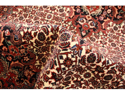 Persian carpet Bijar with Silk 227x130 cm oriental rug