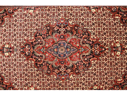 Persian carpet Bijar with Silk 227x130 cm oriental rug