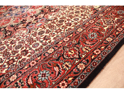 Persian carpet Bijar with Silk 227x130 cm oriental rug