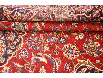 Persian carpet Kashan virgin wool 348x250 Red