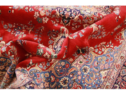 Persian carpet Mashhad virgin wool 352x245 cm Red