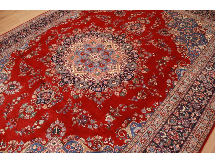 Persian carpet Mashhad virgin wool 352x245 cm Red