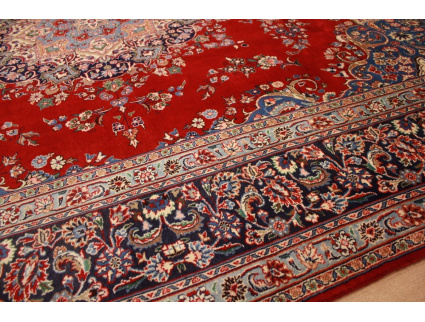 Persian carpet Mashhad virgin wool 352x245 cm Red