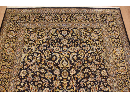 Persian carpet Kashan pure wool 323x228 cm Blue