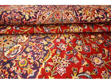 Persian carpet Kashan virgin wool 335x242 Red