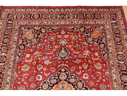 Perser Teppich Maschad Wollteppich 338x249 cm Rot