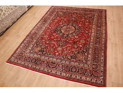 Perser Teppich Maschad Wollteppich 338x249 cm Rot