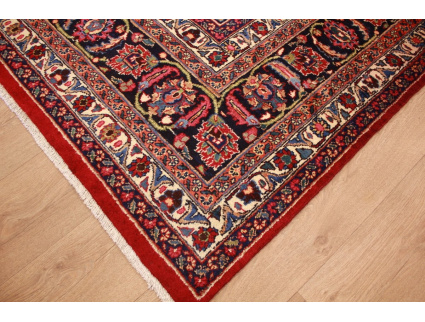 Perser Teppich Maschad Wollteppich 338x249 cm Rot