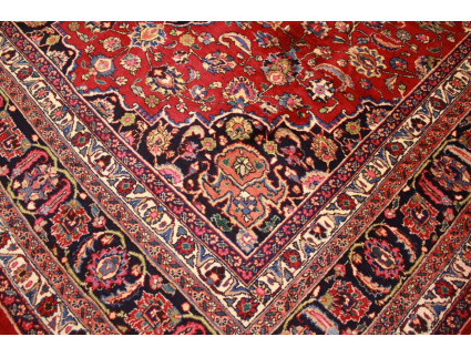 Perser Teppich Maschad Wollteppich 338x249 cm Rot