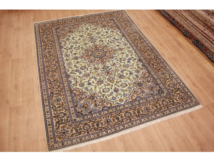 Persian carpet "Kashan" pure wool 337x245 cm Beige