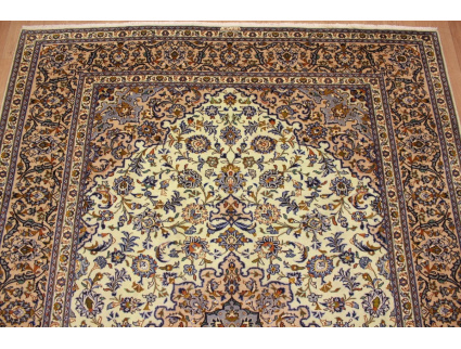 Persian carpet "Kashan" pure wool 337x245 cm Beige