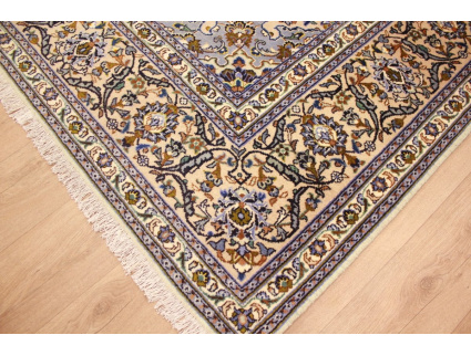 Persian carpet "Kashan" pure wool 337x245 cm Beige