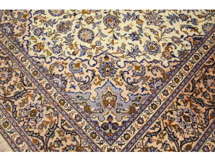 Persian carpet "Kashan" pure wool 337x245 cm Beige