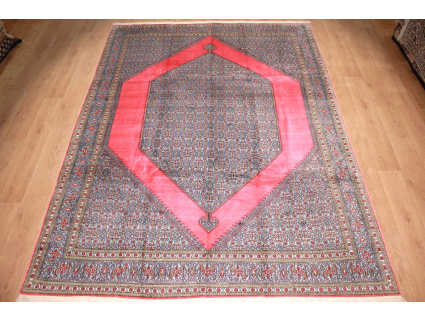 Kashmir silk carpet oriental rug  326x245 cm Pink