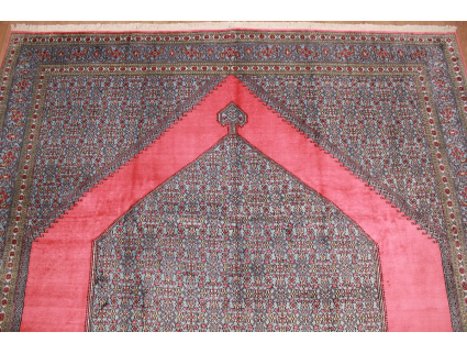 Kashmir silk carpet oriental rug  326x245 cm Pink