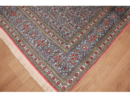 Kashmir silk carpet oriental rug  326x245 cm Pink