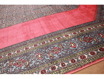 Kashmir silk carpet oriental rug  326x245 cm Pink