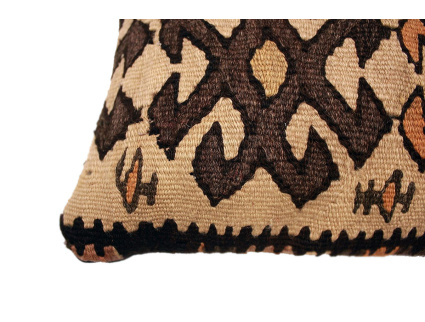 Oriental Kilim Pillow cushion natural colors & wool ca. 40x40 cm