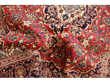 Persian carpet Kashan virgin wool 354x240 Red