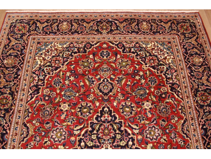 Persian carpet Kashan virgin wool 354x240 Red