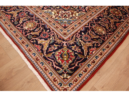 Persian carpet Kashan virgin wool 354x240 Red