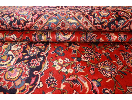 Persian carpet Kashan virgin wool 351x246 Red