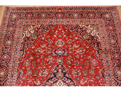 Persian carpet Kashan virgin wool 351x246 Red