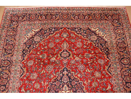 Persian carpet Kashan virgin wool 339x245 Red