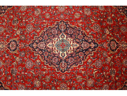 Persian carpet Kashan virgin wool 339x245 Red