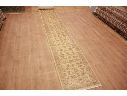 Persian carpet Mashhad wool carpet 307x87 cm Runner