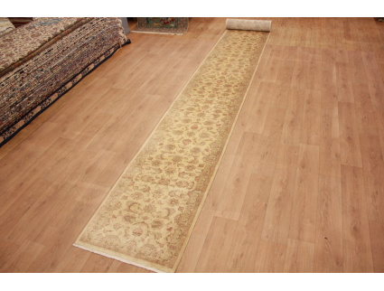 Persian carpet Mashhad wool carpet 307x87 cm Runner