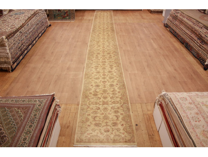 Persian carpet Mashhad wool carpet 307x87 cm Runner