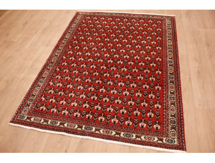 Perserteppich Abadeh Rot 196x150 cm