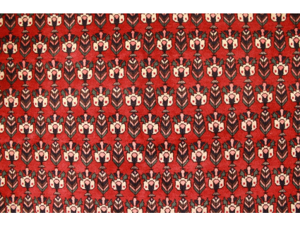 Perserteppich Abadeh Rot 196x150 cm